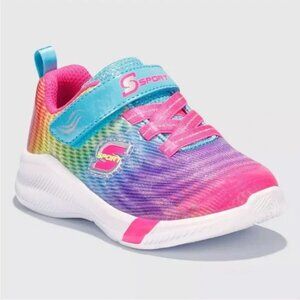 Girls Rainbow Ombré S Sport by Skechers Sneakers Size 11 Toddler Girls
